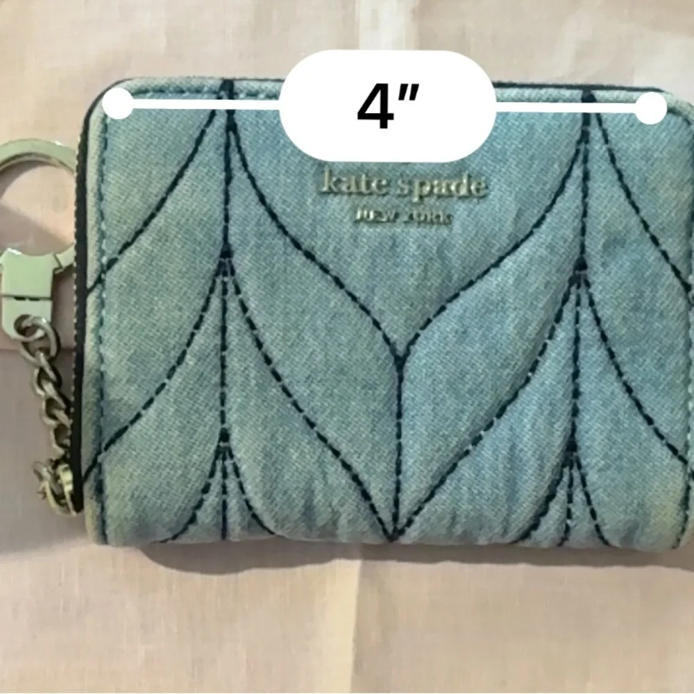 Kate Spade Briar Lane Quilted Denim Wallet